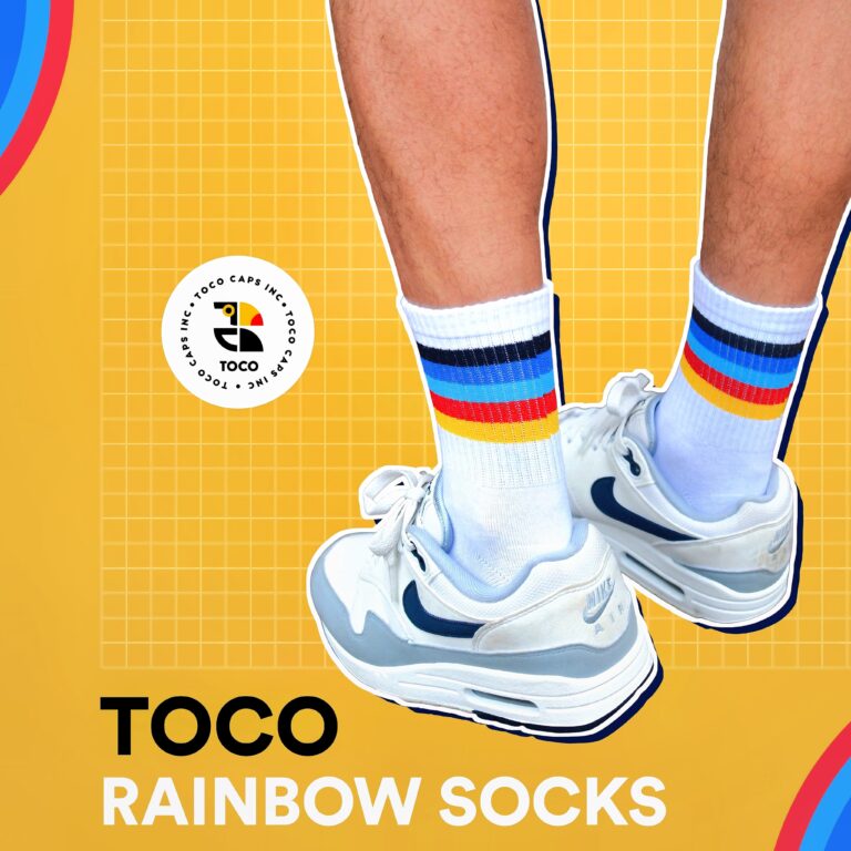 rainbow sock